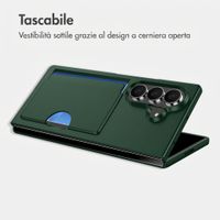 imoshion Backcover con porta carte Samsung Galaxy Z Fold 8 Ultra - Verde scuro