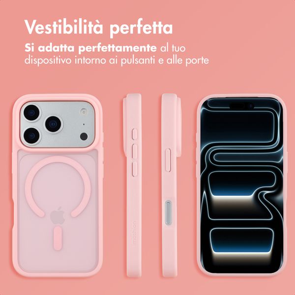imoshion Cover posteriore Color Guard con MagSafe Apple iPhone 17 Pro Max - Rosa chiaro