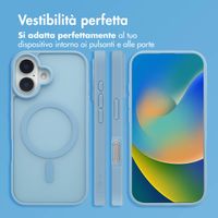 imoshion Cover posteriore Color Guard con MagSafe Apple iPhone 16 - Azzurro