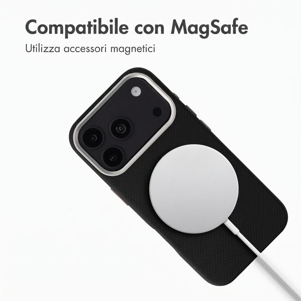 Accezz Cover Mesh con MagSafe Apple iPhone 17 Pro Max - Nero