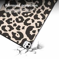 imoshion Cover Trifold Design Apple iPad Pro 11 (2025) M5 / (2024) M4 - Leopard