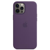 Apple Cover Posteriore in Silicone con MagSafe Apple iPhone 12 Pro Max - Amethyst