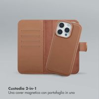 Selencia Libreria rimovibile Olyn con MagSafe Apple iPhone 16 Pro - Marrone