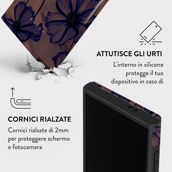 Burga Cover Posteriore Resistente Samsung Galaxy S24 - Velvet Night