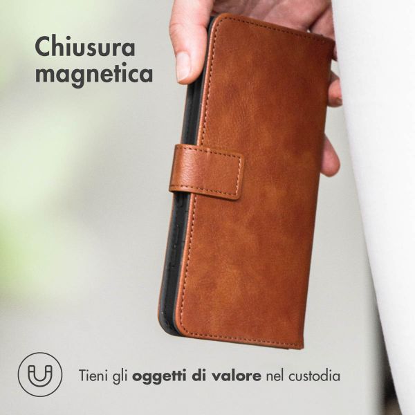 imoshion Cover a libro di Lusso Apple iPhone 11 Pro - Marrone