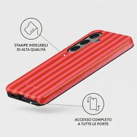 Burga Cover Posteriore Resistente con MagSafe Samsung Galaxy S26 - Pomegranate