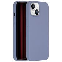 Accezz Cover in silicone liquido con MagSafe Apple iPhone 15 - Lavender Gray
