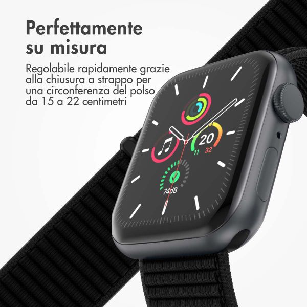 imoshion Cinturino in nylon Apple Watch | 38/40/41/42 mm - Nero