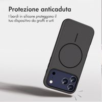 imoshion Cover posteriore Color con Thin MagSafe Ring Apple iPhone 17 Pro Max - Nero