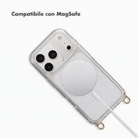 Selencia Cover posteriore Rivièra MagSafe con gancini rimovibili Apple iPhone 18 Pro / 17 Pro - Trasparente