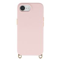 Selencia Rivièra MagSafe Backcover met afneembare haakjes Apple iPhone 17e / 16e - Sorbet Pink