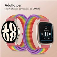 imoshion Cinturino in nylon  - Attacco universale 20 mm - Rainbow