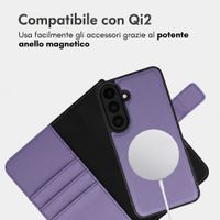 imoshion Cover a libro di lusso 2-in-1 rimovibile Samsung Galaxy S26 FE - Viola
