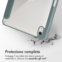 imoshion Cover Origami Apple iPad 11 (2025) 11 pollici A16 / iPad 10 (2022) 10.9 pollici - Verde scuro