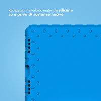 imoshion Cover Posteriore Kidsproof con Maniglia Apple iPad 11 (2025) 11 pollici A16 / iPad 10 (2022) 10.9 pollici - Blu