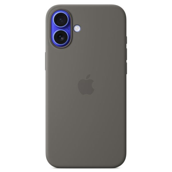 Apple Cover Posteriore in Silicone con MagSafe Apple iPhone 16 Plus - Stone Gray