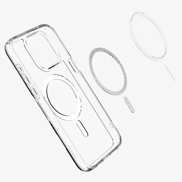 Spigen Cover Posteriore Ultra Ibrida con MagSafe Apple iPhone 15 Pro - White