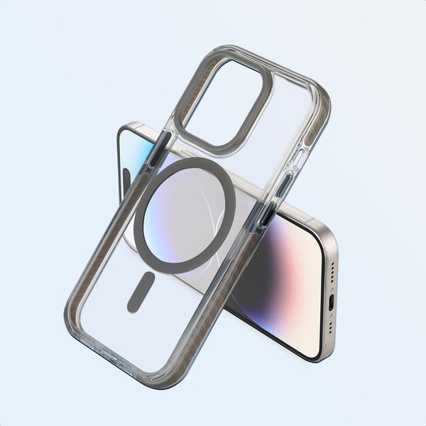 imoshion Cover Combat MagSafe Apple iPhone 14 Pro - Grigio