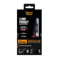 PanzerGlass Vetro temperato privacy Ultra Wide Fit FastFit in-a-box Apple iPhone 18 Pro Max