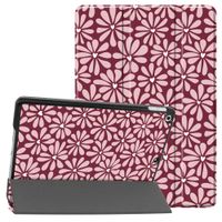 imoshion Cover Trifold Design Apple iPad 9 (2021) 10.2 pollici / iPad 8 (2020) 10.2 pollici / iPad 7 (2019) 10.2 pollici - Bloom Love Blush