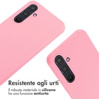 imoshion Cover in Silicone con Cordino Samsung Galaxy A55 - Rosa