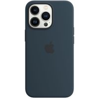 Apple Cover Posteriore in Silicone con MagSafe Apple iPhone 13 Pro - Abyss Blue