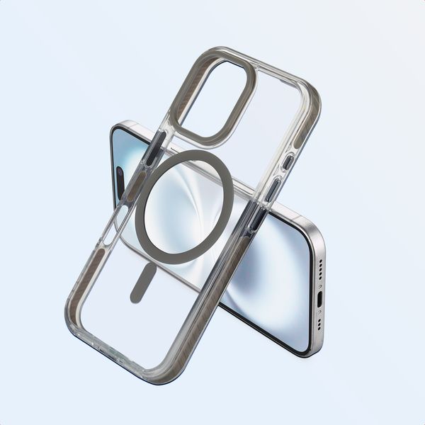 imoshion Cover Combat MagSafe Apple iPhone 16 - Grigio