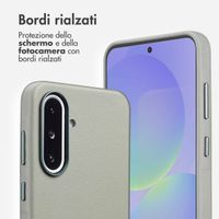 Accezz Cover in Pelle con MagSafe Samsung Galaxy A36 / A56 - Light Grey