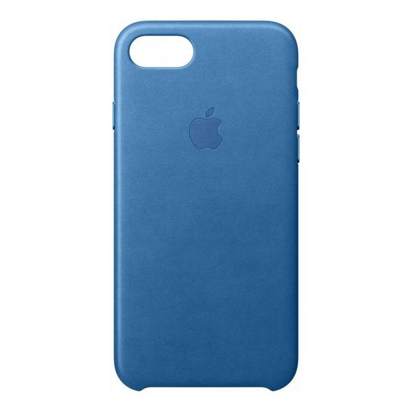 Apple Cover in Pelle iPhone SE (2022 / 2020) / 8 / 7 - Sea Blue