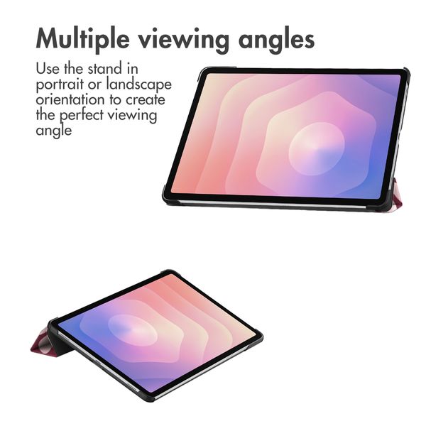 imoshion Cover Trifold Design Samsung Galaxy Tab S11 - Bloom Love Blush