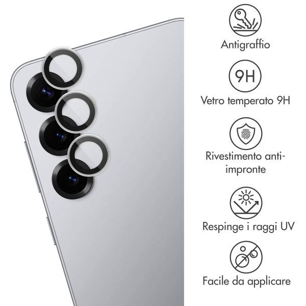 imoshion 2 Pack protezione lente fotocamera Samsung Galaxy S25 - Silver Shadow