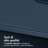 Accezz Cover in Pelle con MagSafe Samsung Galaxy A36 / A56 - Nightfall Blue