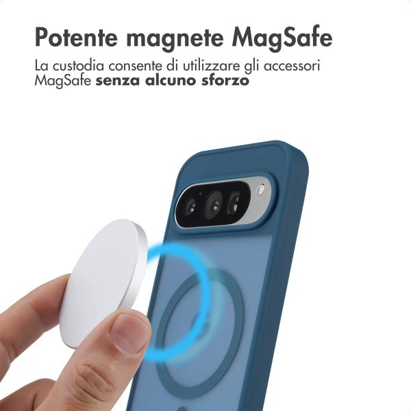imoshion Cover posteriore Color Guard con MagSafe Google Pixel 9 / 9 Pro / 10 / 10 Pro - Blu scuro