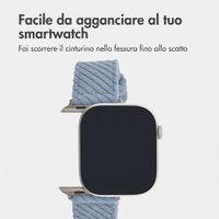 imoshion Cinturino in velluto a coste Apple Watch | 38/40/41/42 mm - Azzurro
