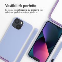imoshion Cover in Silicone con Cordino Apple iPhone 13 Mini - Viola