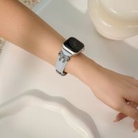Burga Cinturino in vera pelle Apple Watch | 38/40/41/42 mm - Dream / Silver