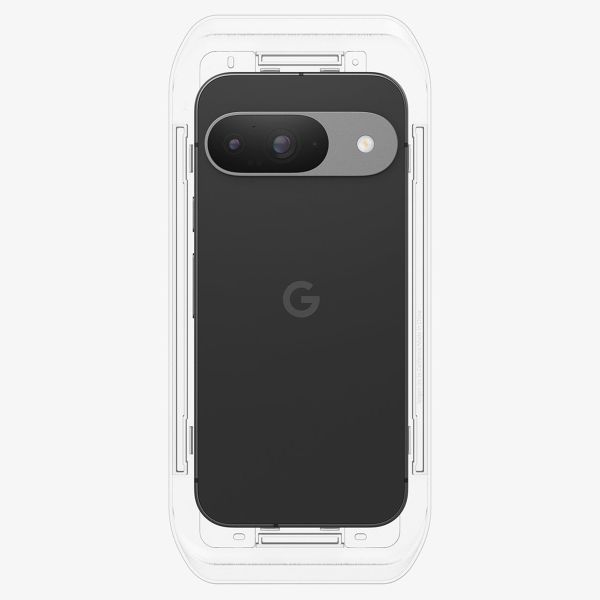 Spigen Vetro temperato GLAStR EZ Fit, confezione da 2 + Applicatore Google Pixel 9 / 9 Pro / 10 / 10 Pro