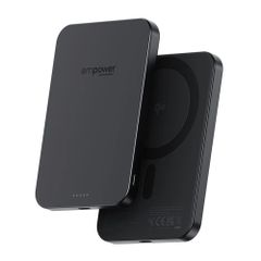 Empower by PanzerGlass Empower Bank Powerbank 5.000 mAh - Powerbank wireless - MagSafe e Qi2 - Space Black