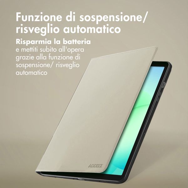 Accezz Cover Tablet Classica Samsung Galaxy Tab A11 Plus - Greige