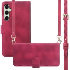 imoshion Cover a libro con Cordino Samsung Galaxy S25 Plus - Rosso