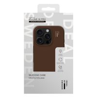 iDeal of Sweden Cover in silicone con MagSafe Apple iPhone 16 Pro - Mocha Mousse