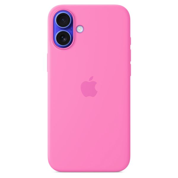 Apple Cover Posteriore in Silicone con MagSafe Apple iPhone 16 Plus - Peony Pink