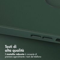 Accezz Cover in Pelle con MagSafe Apple iPhone 12 (Pro) - Cedar Green