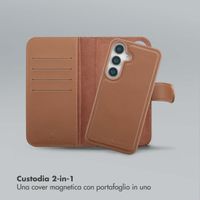 Selencia Libreria rimovibile Olyn con MagSafe Samsung Galaxy S25 / S24 - Marrone