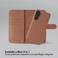 Selencia Libreria rimovibile Olyn con MagSafe Samsung Galaxy A57 (5G) - Marrone