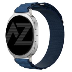Accezz Cinturino in nylon Alpine Samsung Galaxy Watch 9 (40/44mm) / Watch 8 (40/44mm) / Classic (46mm) - Dark Blue