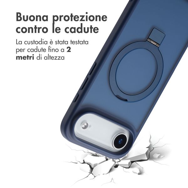 Accezz Cover con anello e supporto con MagSafe Apple iPhone Air - Blu