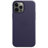 Apple Cover in Pelle MagSafe  iPhone 12 Pro Max  - Deep Violet