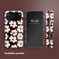 Selencia Cover posteriore Vivid con MagSafe Apple iPhone 17 Pro Max - Choco Flower Pop