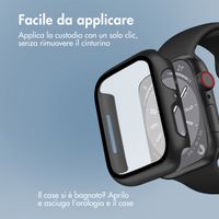 imoshion Cover rigida integrale Apple Watch 7 / 8 / 9 - 41 mm - Nero
